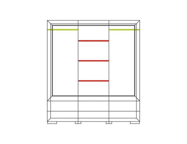 ROSSANO Wardrobe III MEBIN