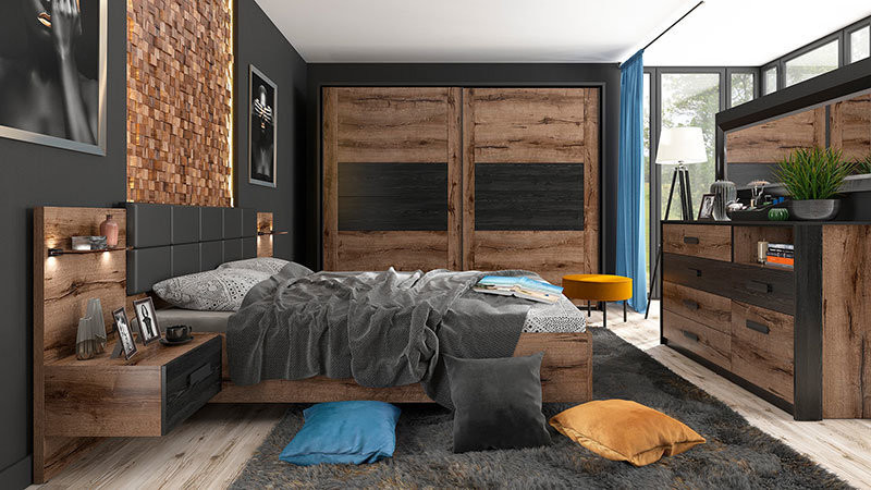 SZF/270 KASSEL BRW Sliding Door Wardrobe