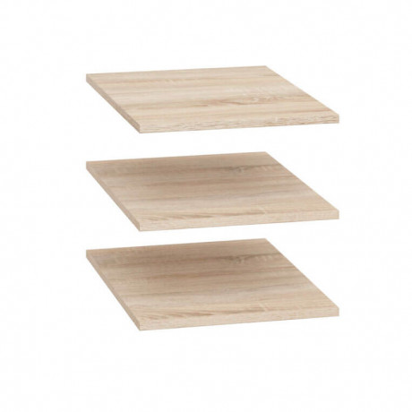 SZF3D2S_OPCJA1 NEPO PLUS BRW Shelves in the Wardrobe (3pcs.)