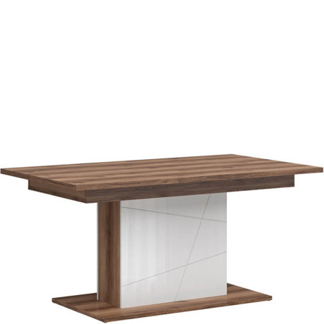 STO/160 FORN BRW Unfolded Table with Column Leg