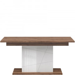 STO/160 FORN BRW Unfolded Table with Column Leg
