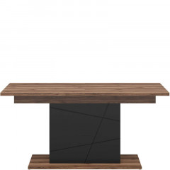 STO/160 FORN BRW Unfolded Table with Column Leg