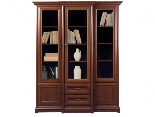 EREG3W2S KENT BRW Glass-Fronted Cabinet