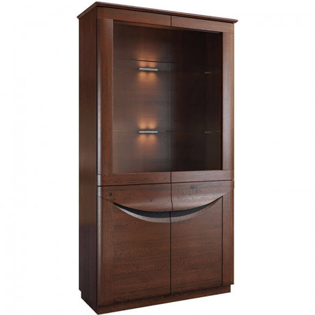 BARI MEBIN Dual Glass-Fronted Cabinet