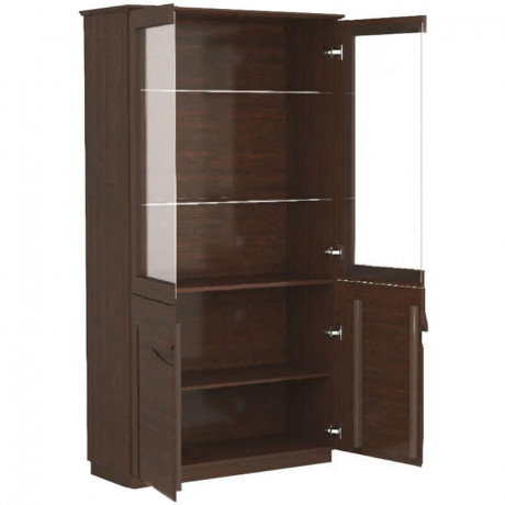 BARI MEBIN Dual Glass-Fronted Cabinet