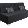 LORO LUX 3DL BRW 3 Seater Sofa Bed Black