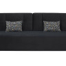 LORO LUX 3DL BRW 3 Seater Sofa Bed Black