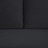 LORO LUX 3DL BRW 3 Seater Sofa Bed Black