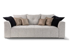 ROYAL IV MEGA LUX 3DL BRW 3 Seater Sofa Bed Beige Puente 06