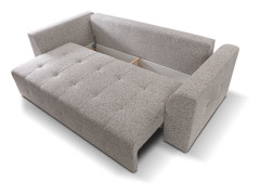 ROYAL IV MEGA LUX 3DL BRW 3 Seater Sofa Bed Beige Puente 06