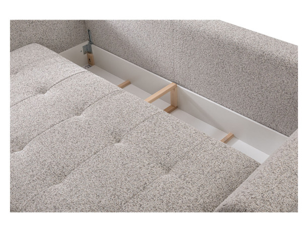 ROYAL IV MEGA LUX 3DL BRW 3 Seater Sofa Bed Beige Puente 06