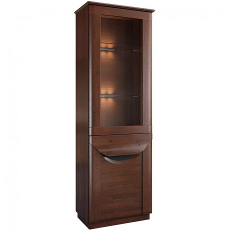 BARI MEBIN Single Glass-Fronted Cabinet Left