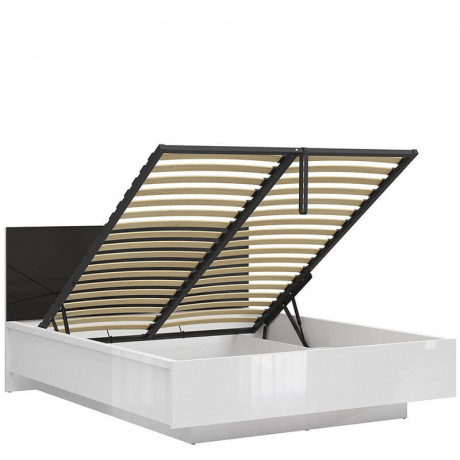 LOZ/160/B FORN BRW King Size Lift Up Storage Bed