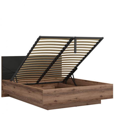 LOZ/160/B FORN BRW King Size Lift Up Storage Bed
