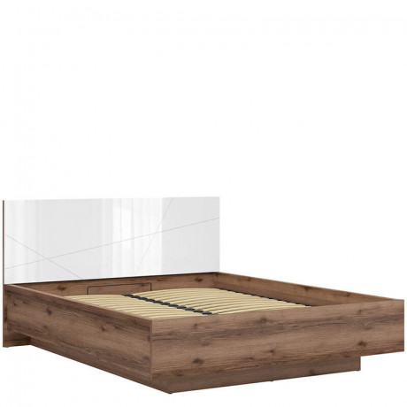 LOZ/160/B FORN BRW King Size Lift Up Storage Bed