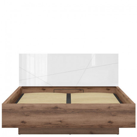 LOZ/160/B FORN BRW King Size Lift Up Storage Bed