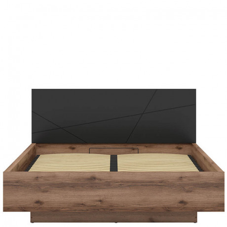 LOZ/160/B FORN BRW King Size Lift Up Storage Bed