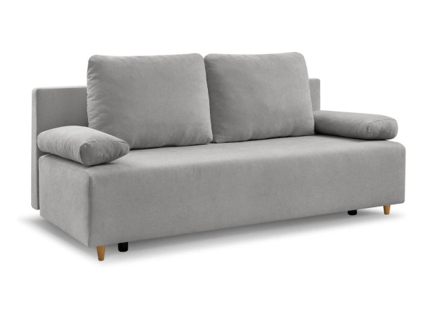 SUN LUX 3DL BRW 3 Seater Sofa Bed Grey Enjoy New 45 