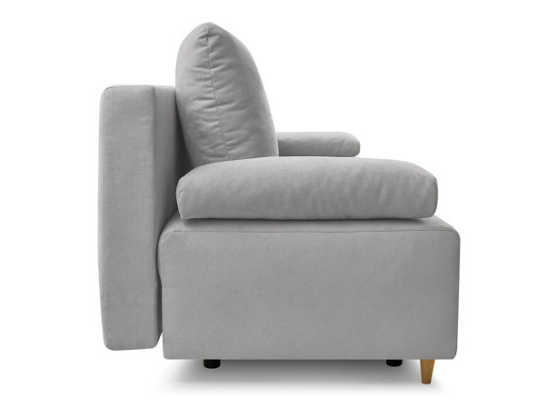 SUN LUX 3DL BRW 3 Seater Sofa Bed Grey Enjoy New 45 