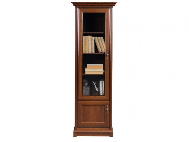 EWIT1DL KENT BRW Left Glass-Fronted Cabinet