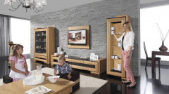 CORINO 2DS2SZ Glass-Fronted Cabinet MEBIN