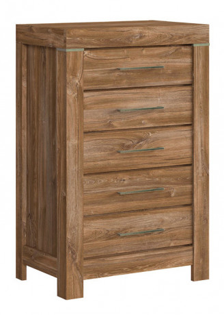 KOM5S/10/7 GENT BRW Chest of Drawers