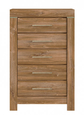 KOM5S/10/7 GENT BRW Chest of Drawers