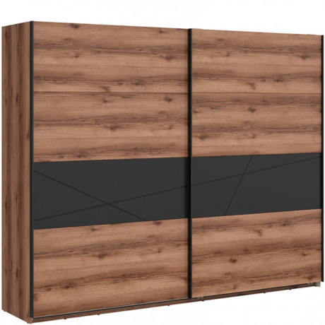 SZF/270 FORN BRW Sliding Door Wardrobe