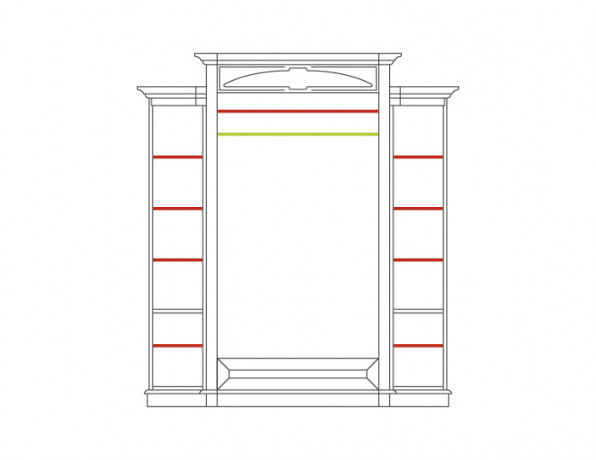 AFRODYTA 4D Wardrobe MEBIN