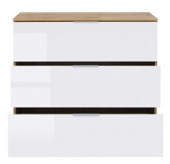 KOM3S ZELE BRW Chest of Drawers