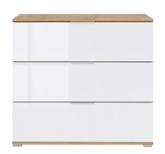 KOM3S ZELE BRW Chest of Drawers