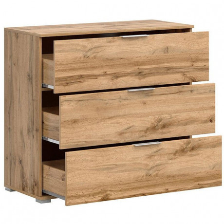 KOM3S ZELE BRW Chest of Drawers