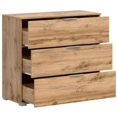 KOM3S ZELE BRW Chest of Drawers