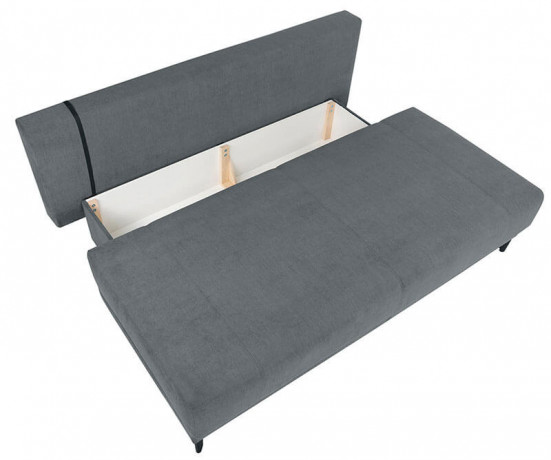 SENTILA LUX 3DL BRW 3 Seater Sofa Bed Grey
