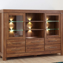 GENT BRW Living Room Furniture Set 1