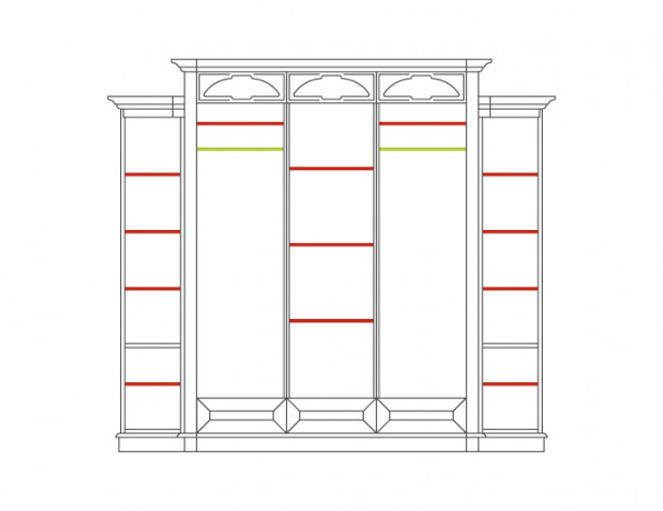 AFRODYTA 5D Wardrobe MEBIN