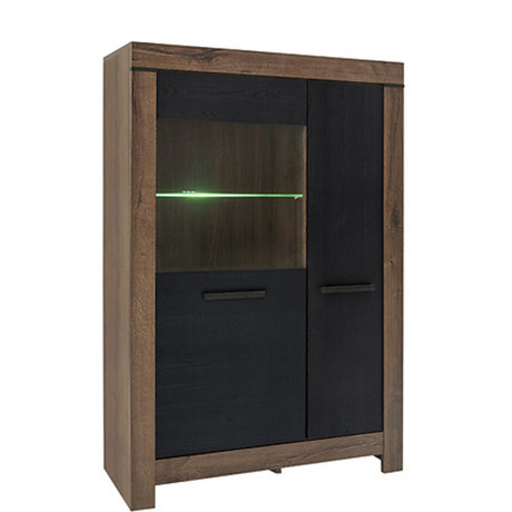 REG1D1W BALIN BRW Glass-Fronted Cabinet