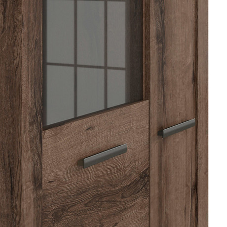 REG1D1W BALIN BRW Glass-Fronted Cabinet