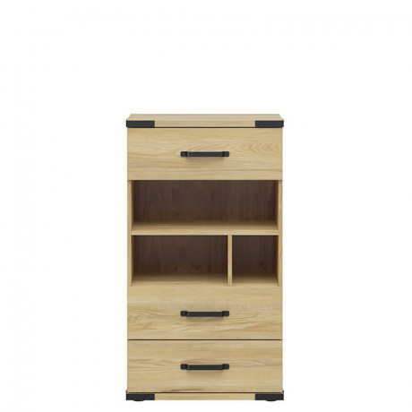 KOM3S LARA BRW Chest of Drawers