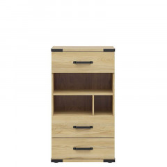 KOM3S LARA BRW Chest of Drawers