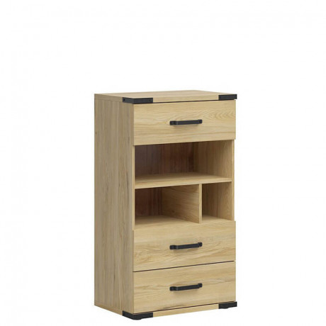 KOM3S LARA BRW Chest of Drawers