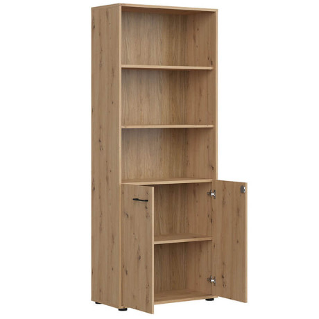 REG2D/200/Z SPACE OFFICE BRW Shelf Unit with Lock