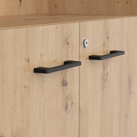 REG2D/200/Z SPACE OFFICE BRW Shelf Unit with Lock