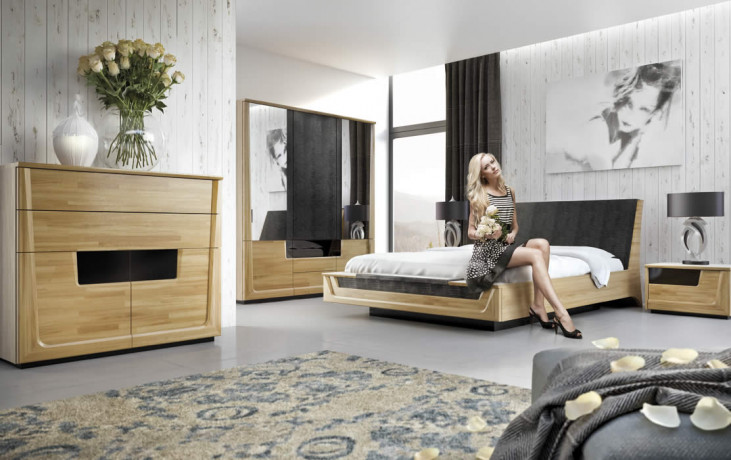 MAGANDA Right Bedside Table MEBIN