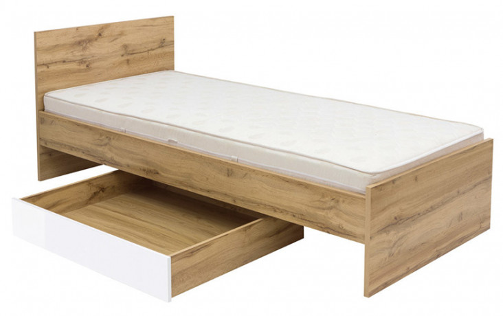 LOZ/90 ZELE BRW Single Bed