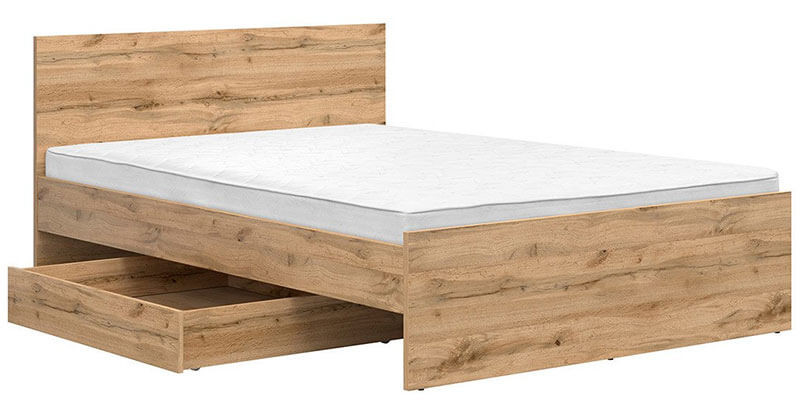LOZ/90 ZELE BRW Single Bed