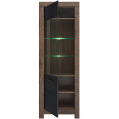 REG1W BALIN BRW Glass-Fronted Cabinet