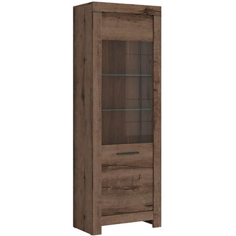 REG1W BALIN BRW Glass-Fronted Cabinet