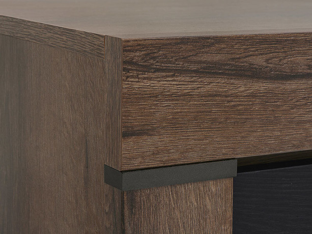 REG1W BALIN BRW Glass-Fronted Cabinet