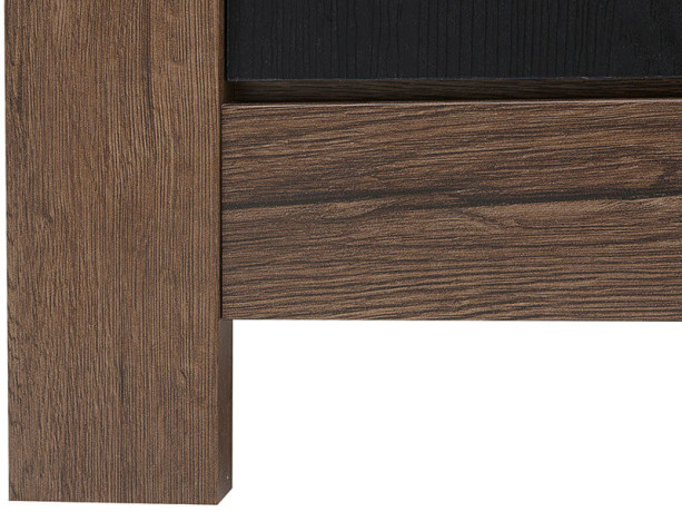 REG1W BALIN BRW Glass-Fronted Cabinet